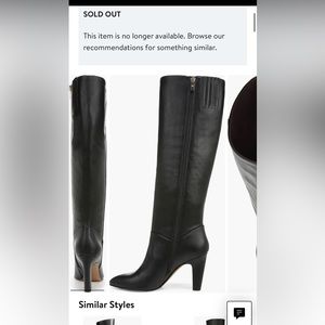 Franco Sarto Koko wide calf knee high boots